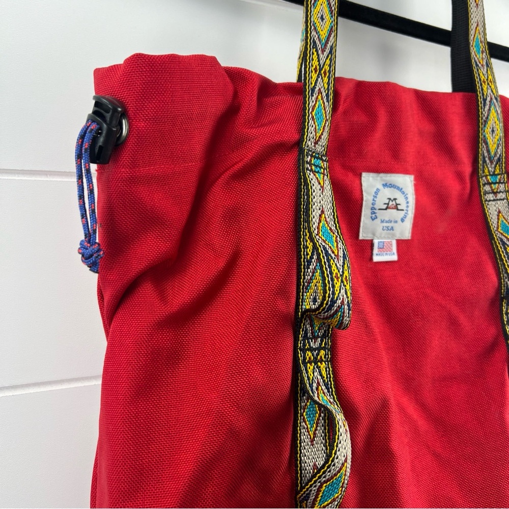 Epperson mountaineering red climb tote made in USA oval loops 14L - Picture 3 of 7